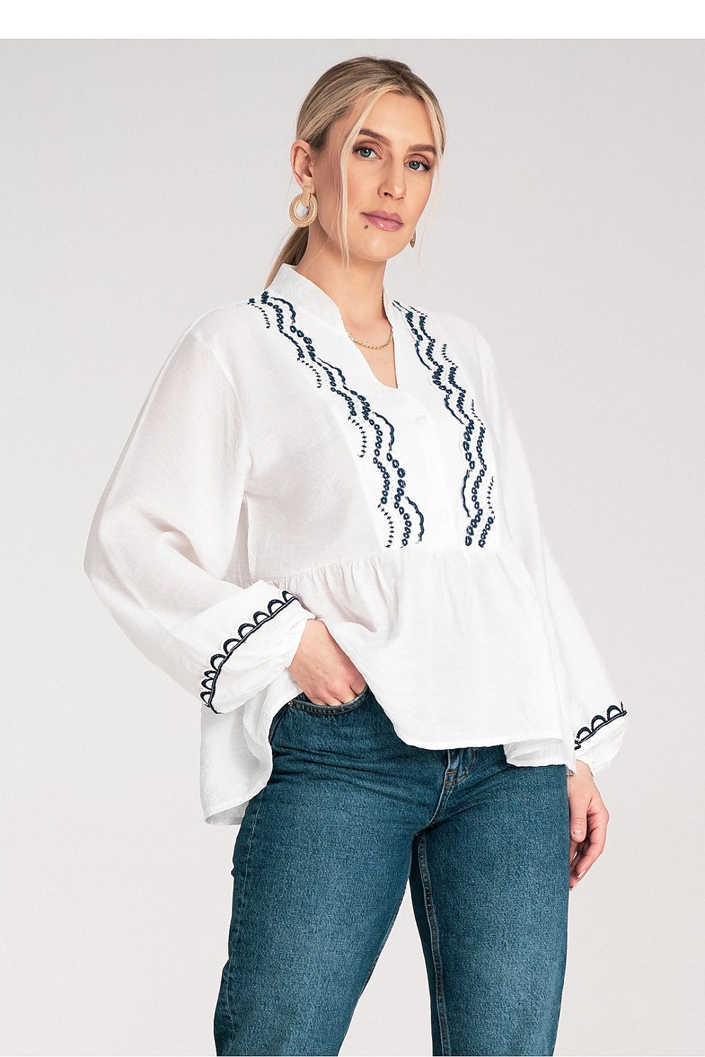 Bluse model 217067 Figl
