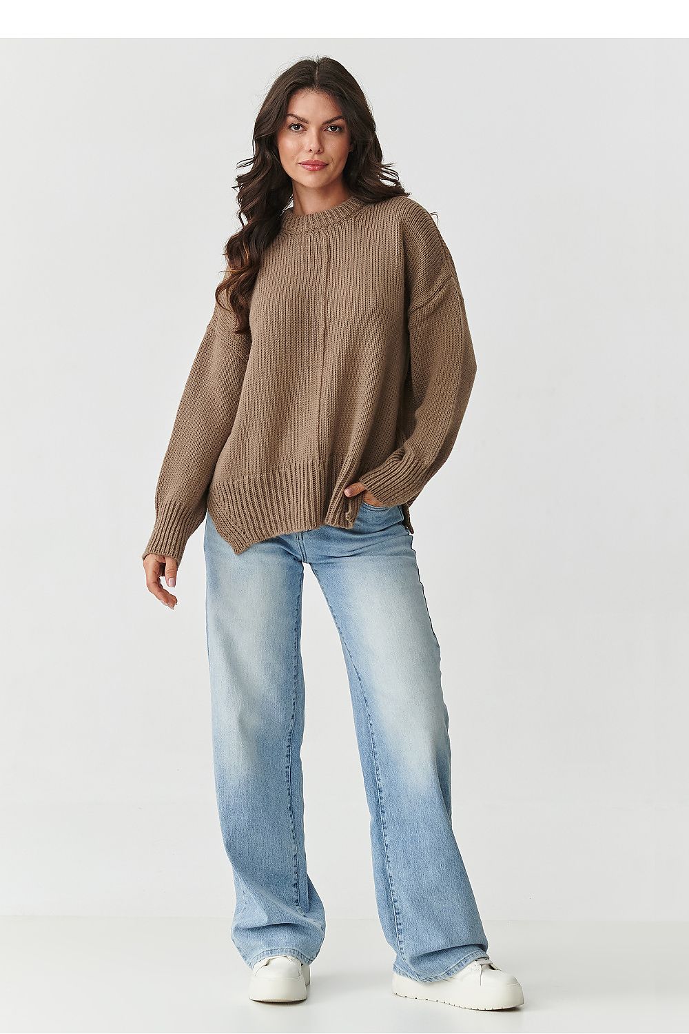 Pullover model 217381 Makadamia