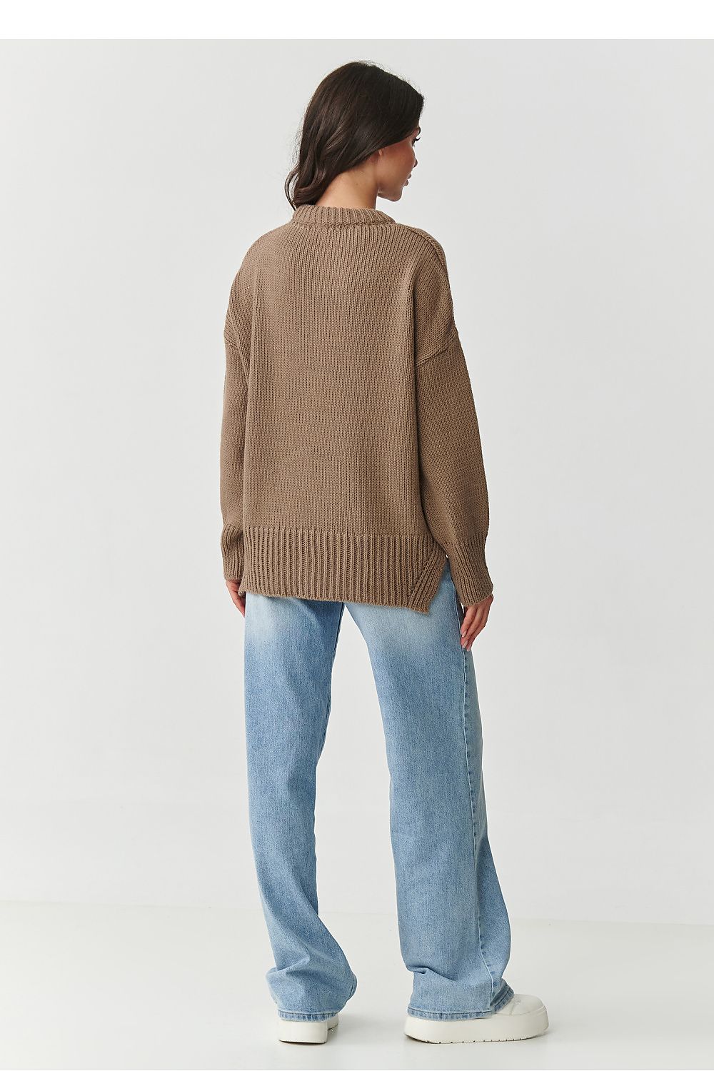 Pullover model 217381 Makadamia