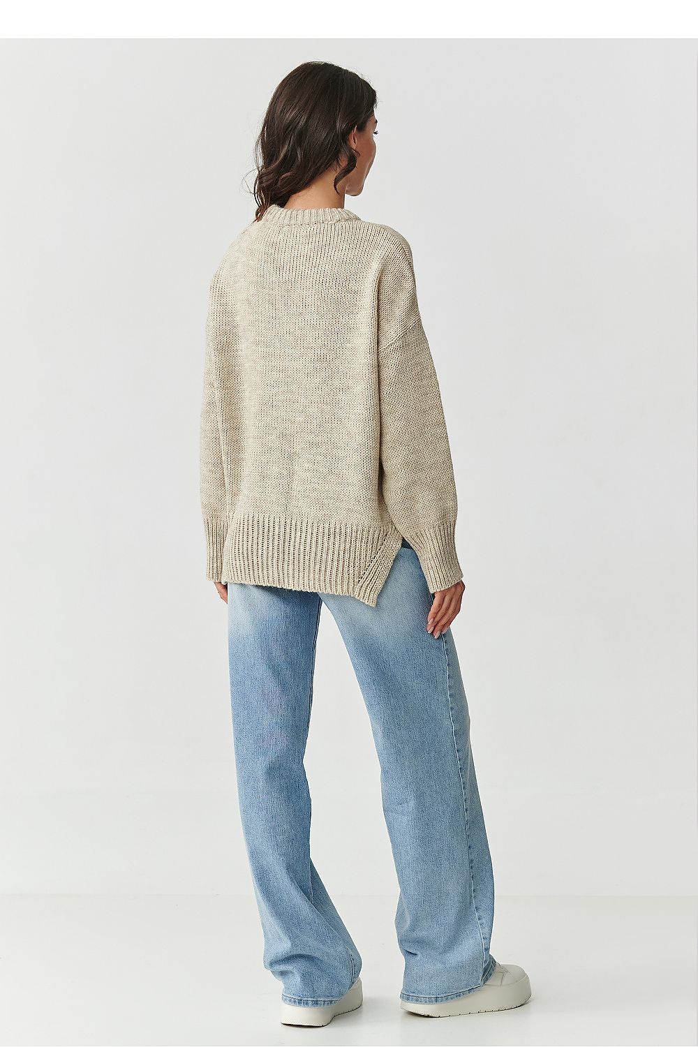 Pullover model 217382 Makadamia