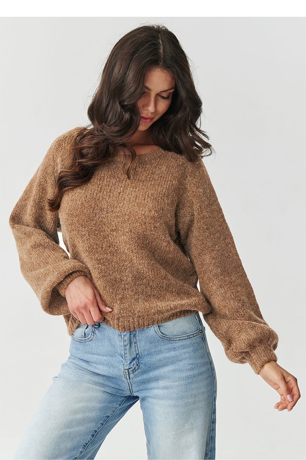 Pullover model 217385 Makadamia