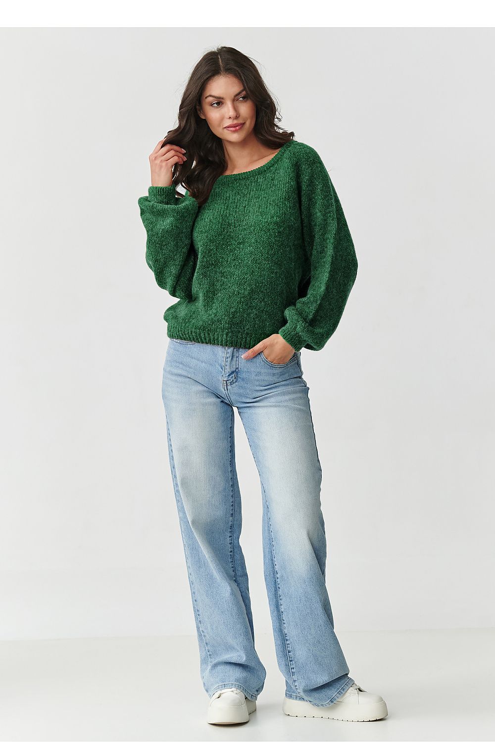 Pullover model 217386 Makadamia