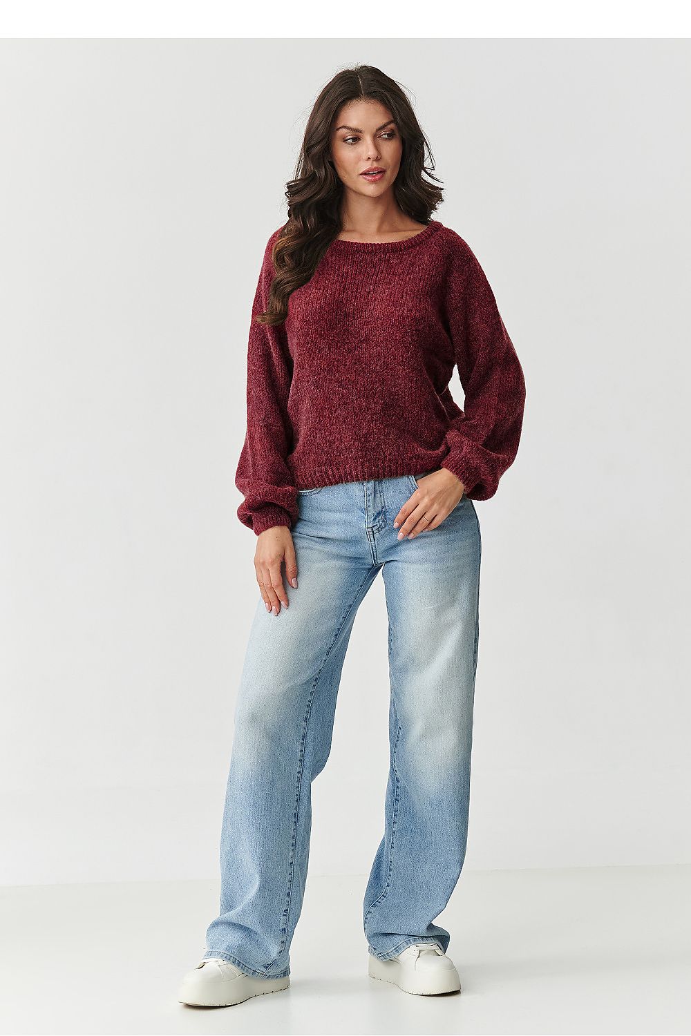 Pullover model 217387 Makadamia