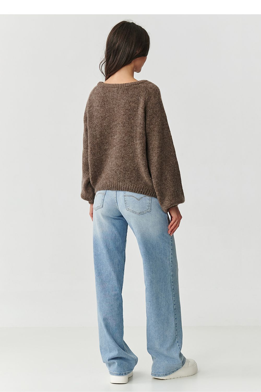 Pullover model 217388 Makadamia