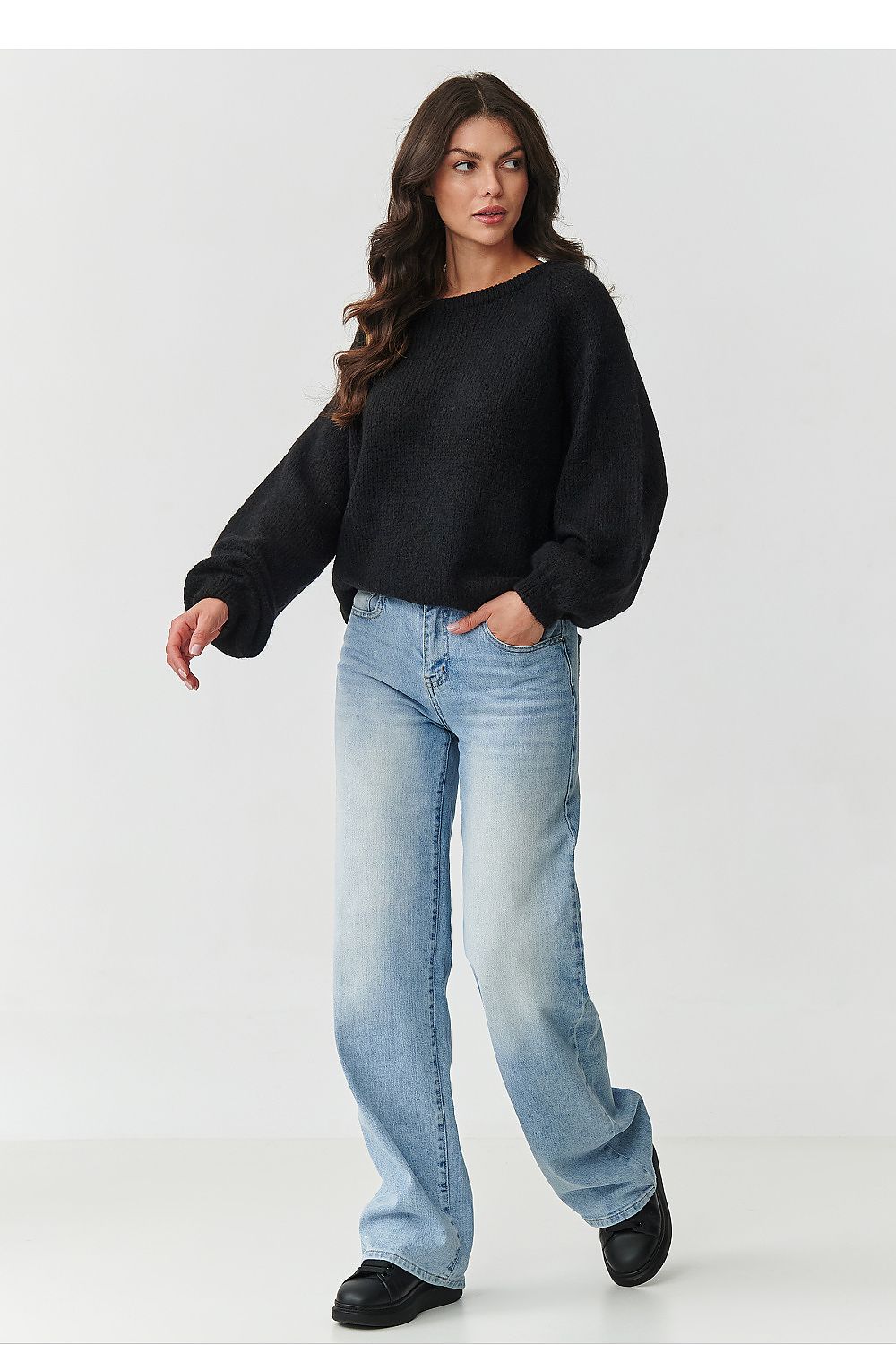 Pullover model 217389 Makadamia