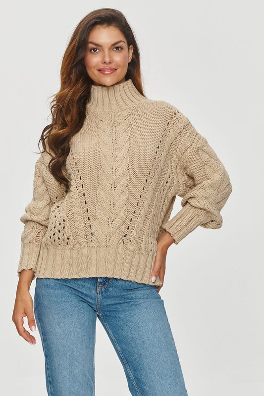Rollkragenpullover Makadamia