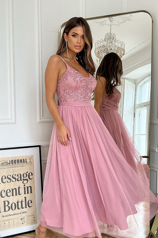 Abendkleid Bicotone